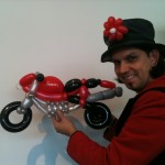 Ducati mit Mr. Balloon